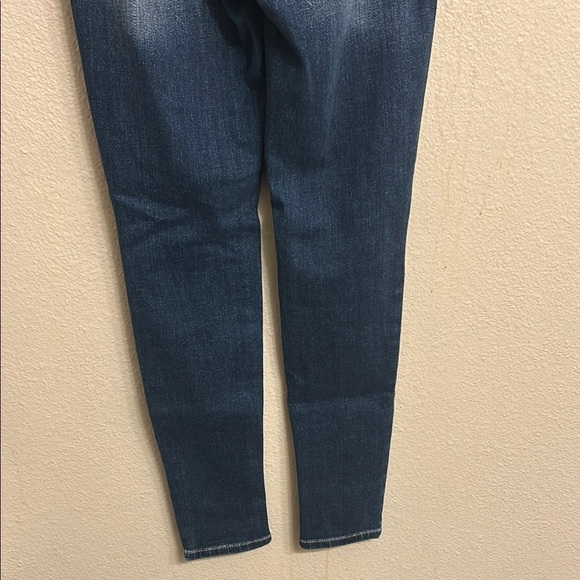 KanCan Women Distressed Dark Wash Straight Leg Jeans Size 3/25 - Picture 4 of 5